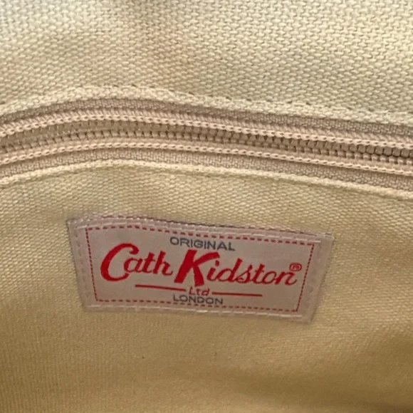 Cath Kidston Black and Cream Polka Dot Crossbody Bag - Picture 7 of 8